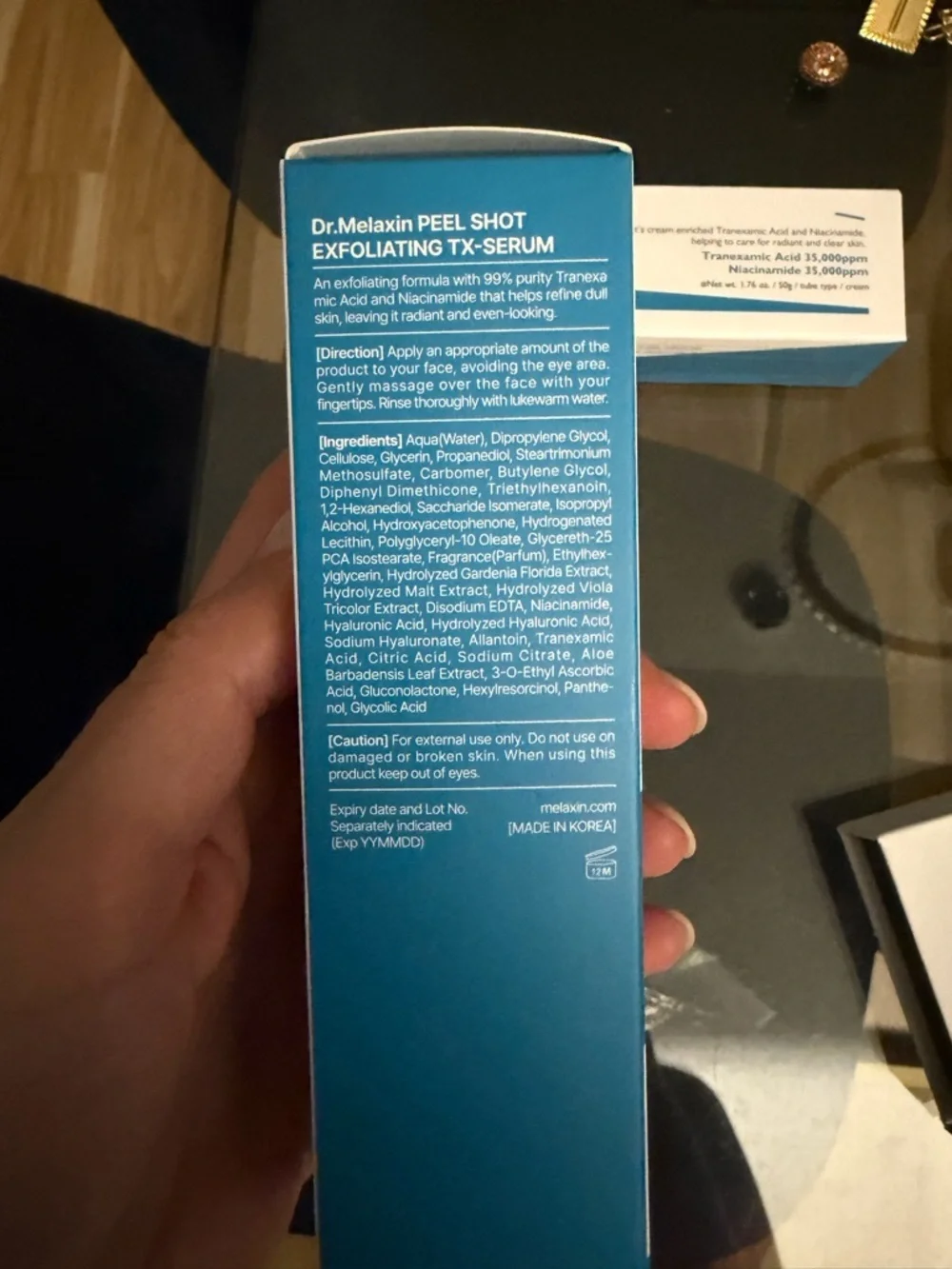 Dr Melaxin BUNDLE Peel Shot Exfoliating TX-Serum & TX Cream New in Box